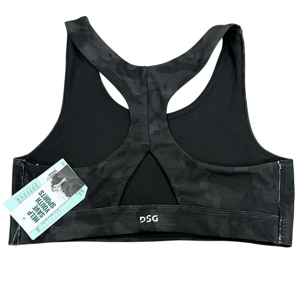 DSG Aspire Sports‎ Bra Girls XL Camo Black NWT - Picture 2 of 4